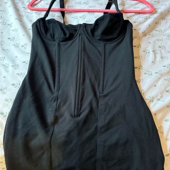 Cotton corset dress in the color soot from Skims! - Picture 3 of 4